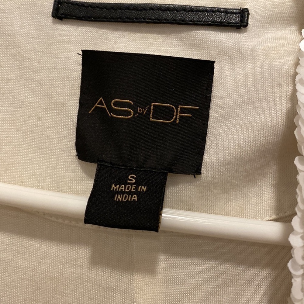 AS by DF cream sequin Moto jacket - Picture 2 of 4